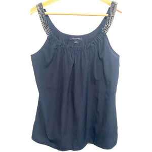 Banana Republic - Camisole type of formal navy sequin blouse women's size M